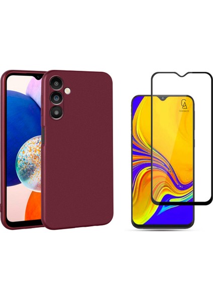 Samsung Galaxy A14 ile Uyumlu Telefon Kılıfı ve 5d Tam Kaplayan Cam Ekran Koruyucu