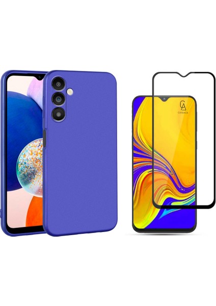 Samsung Galaxy A14 ile Uyumlu Telefon Kılıfı ve 5d Tam Kaplayan Cam Ekran Koruyucu
