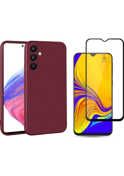 Samsung Galaxy A34 ile Uyumlu Telefon Kılıfı ve 5d Tam Kaplayan Cam Ekran Koruyucu
