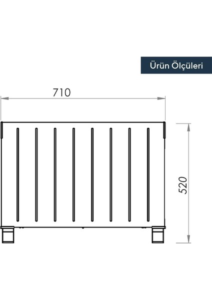 HC2930 Siyah Konvektör