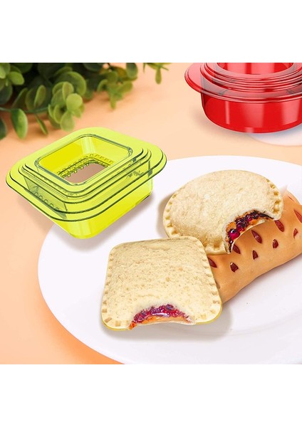 Kalp 1 Adet Sandviç Kesici ve Mühürleyen Seti Çocuklar Için Öğle Yemeği Sandviç Decruster Uncrustables Makinesi Ekmek Tost Kahvaltı Yapma Kalıp (Yurt Dışından)