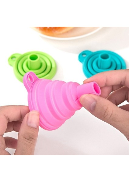 Pembe 1 Adet Katlanabilir Huni Silikon Katlanabilir Huni Yakıt Haznesi Için Taşınabilir Huniler Katlanabilir Bira/yağ Hunileri Mutfak Gereçleri (Yurt Dışından) fırsatları
