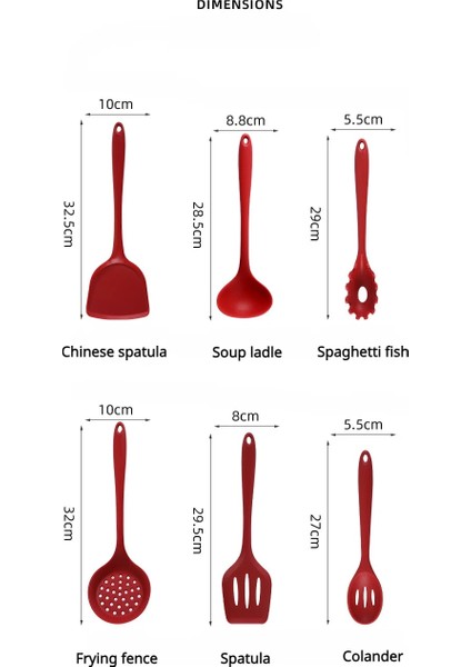1 Parça Bk M 1/ 13 Parça Set Silikon Mutfak Çorba Kaşığı Spatula Kevgir Kaşık Yapışmaz Tava Mutfak Eşyaları Mutfak Malzemeleri Mutfak Aletleri (Yurt Dışından) fırsatları
