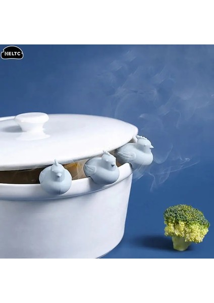 Pic Olarak 1 Adet 1/3 Adet Mutfak Kapağı Tutucu Silikon Kapak Tutucu Kapağı Yükseltir Çorbanın Taşmasını Önlemek Için Yükseltme Cihazı Thepot (Yurt Dışından)
