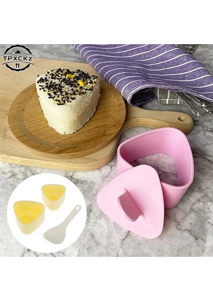 Beyaz Dıy Suşi Kalıp Onigiri Pirinç Topu Gıda Basın Üçgen Musubi Suşi Yapımcısı Kalıp Suşi Seti Japon Mutfak Bento Aksesuarları (Yurt Dışından) fiyatları