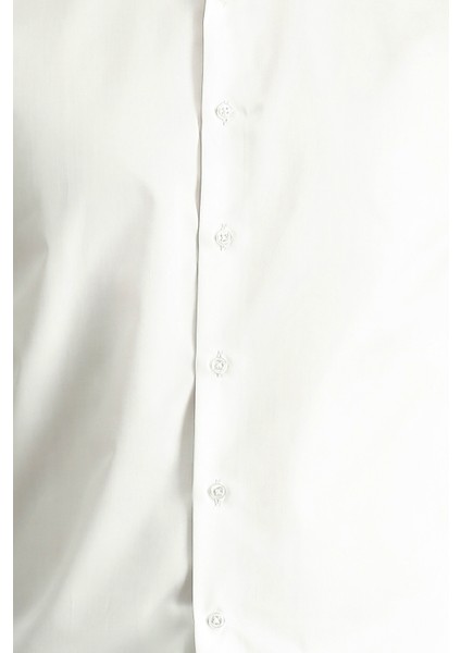 Uzun Kol Slim Fit Klasik Non Iron Pamuklu Gömlek indirimleri