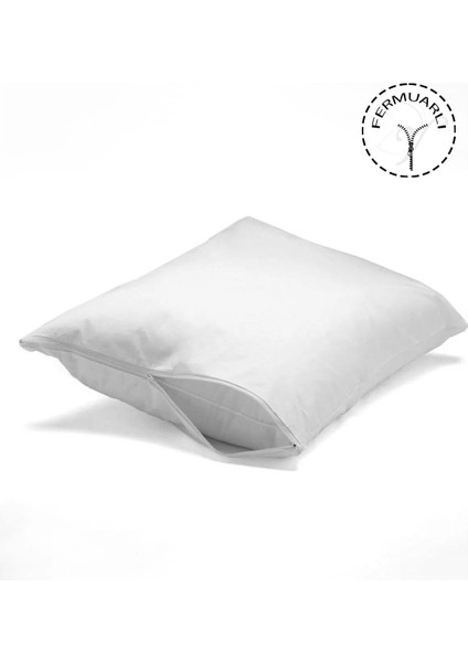 10 Adet Pamuklu Beyaz Fermuarlı 50X70 cm Iç Yastık Kılıfı 10 Adet Yastık Iç Astar modelleri