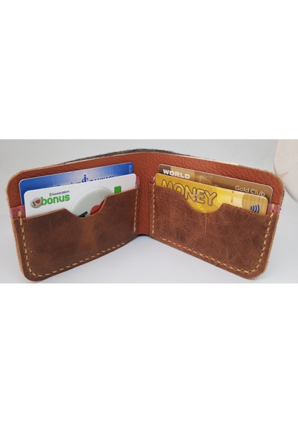 Deri Tamamen El Emeği Cüzdan 22CM*8CM * 1 Banknot Alanı 4 Kart Bölmesi HC21D fırsatları