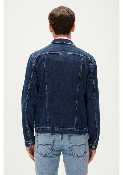 Roy Denim Koyu Mavi Erkek Jacket modelleri