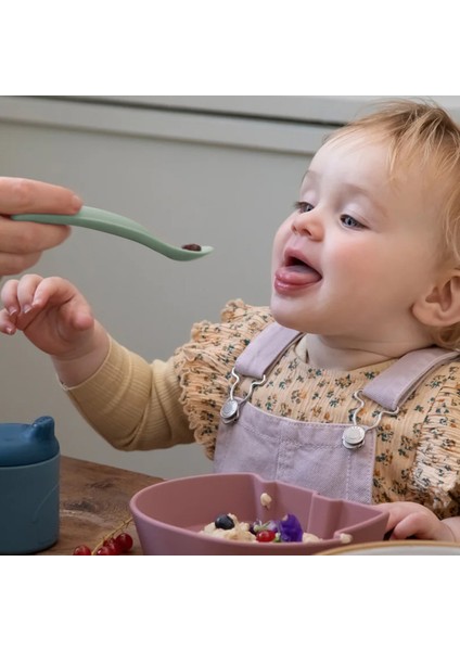 Meleni Baby Diş Kaşıyıcı Bebek Mama Kaşığı - Silikon Mama Kaşığı