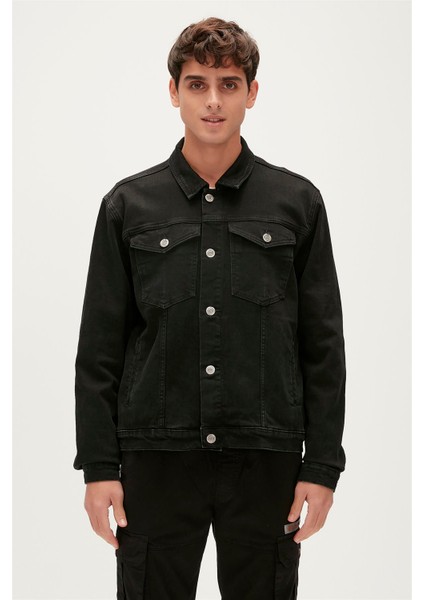 Roy Denim Siyah Erkek Jacket