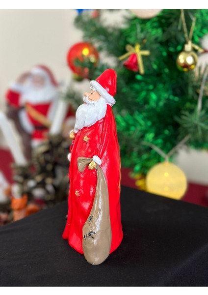 Tulumlu Noel Baba Heykel Biblo Yılbaşı Yeni Yıl Dekorasyon modelleri