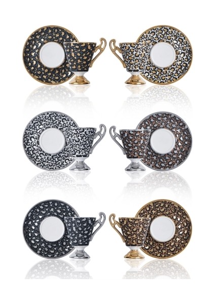 HXF-05098/12 Taliana 6 Kişilik Kahve Fincan Takımı - 90 ml modelleri