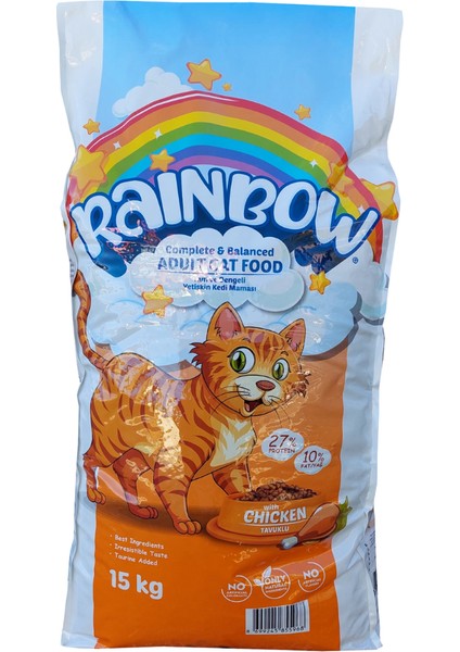 Vancat - Rain - Bovv Tavuklu Yetişkin Kedi Maması 15 kg