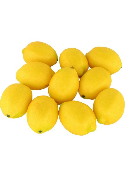 Sahte Meyve Ev Ev Mutfak Parti Dekorasyon Yapay Gerçekçi Simülasyon Sarı Limon 50 Adet Set (Yurt Dışından) indirimleri