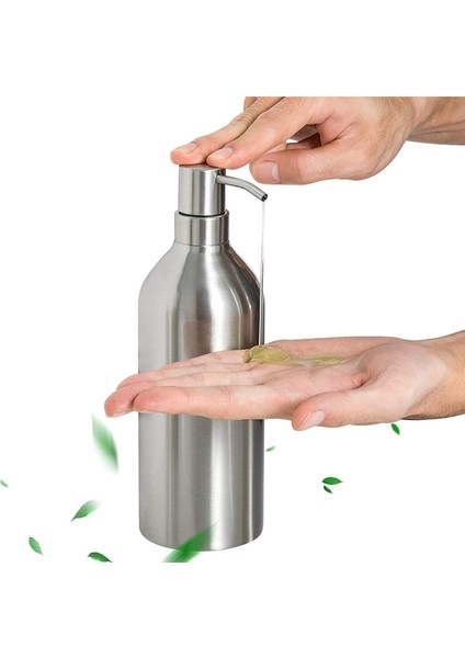 2x Sabunluk Paslanmaz Çelik Şişe Tezgah Pompası El Losyonu Sıvı Dispenseri Mutfak ve Banyo Için (Yurt Dışından) modelleri
