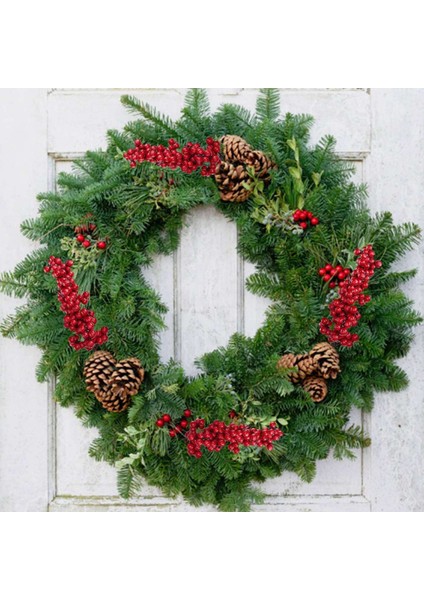 20 Adet Yapay Kırmızı Meyveler Kırmızı Meyveler ile Dekoratif Dallar Sonbahar Dalları Noel Seçtikleri Şube Meyveleri (Yurt Dışından) fiyatları