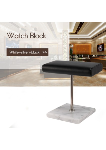 Beyaz Mermer Taban Saat Standı Gümüş Metal Çubuk Kemer Ekran Sahne Bilezik Ekran Standı Takı Uzatmak Yerleştirme Standı (Yurt Dışından) modelleri