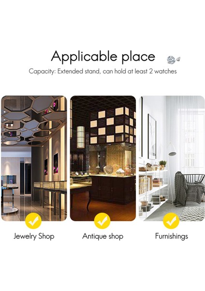 Beyaz Mermer Taban Saat Standı Gümüş Metal Çubuk Kemer Ekran Sahne Bilezik Ekran Standı Takı Uzatmak Yerleştirme Standı (Yurt Dışından) fırsatları