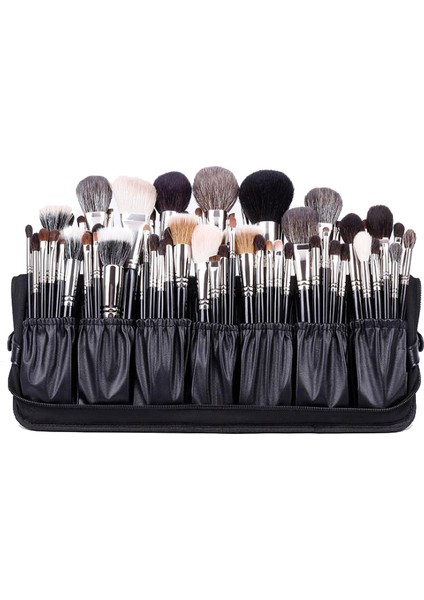 Rownyeon Marka Makyaj Fırça Çantası Saklama Çantası Kapak Fırça Makyaj Aracı Katlanır Büyük Kapasiteli Dikey Fermuar Makyaj Çantası (Yurt Dışından) modelleri