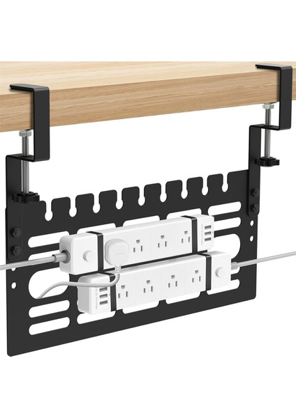 Masa Altı Kablo Yönetim Rafı, Masa Tel Yönetimi Için Kelepçeli Kablo Rafı Matkap Yok, Masa Altında Kablo Yönetimi (Yurt Dışından) indirimleri