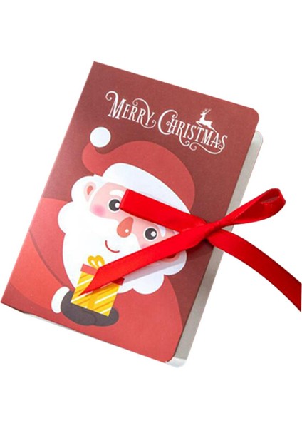 4 Adet Noel Şeker Kutusu Hediye Kutusu Hediye Kutusu Karton Yaratıcı Sihirli Kitap Serisi Noel Şeker Kutusu B (Yurt Dışından)