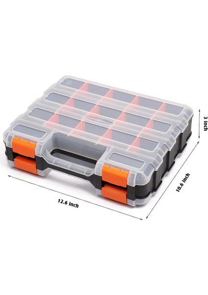 Çift Taraflı Alet Düzenleyici Donanım Alet Aksesuar Kutusu Parça Kutusu Alet Kutusu (Yurt Dışından) indirimleri