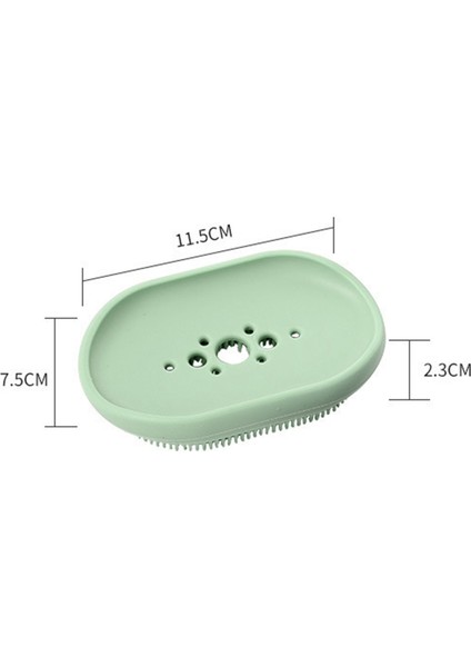 3 Adet Silikon Vücut Scrubber ve Sabunluk Duo Çok Yönlü Set Sabun Tasarrufu Tepsisi Peeling Fırçası Duş Banyo Için (Yurt Dışından) indirimleri