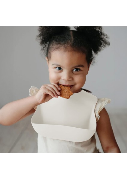 2'li Silikon Bebek Beslenme Seti - Vakum Tabanlı Mama Tabağı Ayarlanabilir Mama Önlüğü