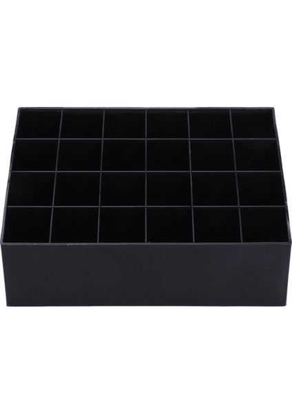 2x 24 Ruj Tutucu Organizatör Ruj Tutucu Ekran Tutucu Kozmetik Siyah (Yurt Dışından) fiyatları