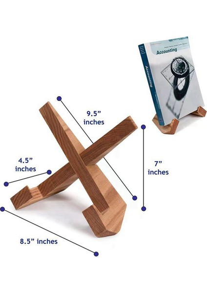 2x Yemek Kitabı Standı, El Yapımı Ahşap Yemek Kitabı Tutucu, Teşhir Standı Için Tarif Kitabı Tutucu, Çiftlik Evi Yemek Kitabı Standı (Yurt Dışından) fiyatları