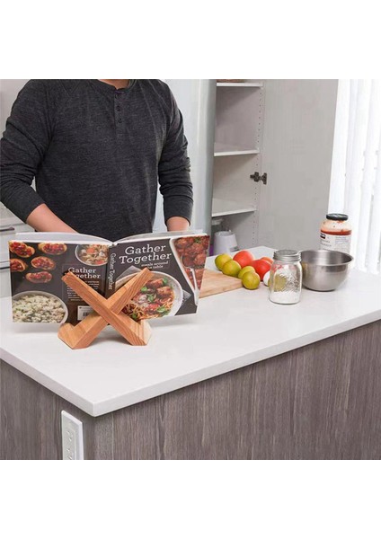 2x Yemek Kitabı Standı, El Yapımı Ahşap Yemek Kitabı Tutucu, Teşhir Standı Için Tarif Kitabı Tutucu, Çiftlik Evi Yemek Kitabı Standı (Yurt Dışından) indirimleri