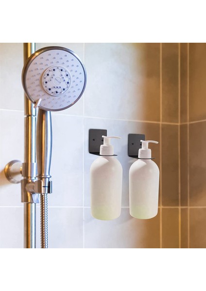 10 Adet Sabun Şişesi Dispenseri Tutucular, Duvara Monte Sabun Pompası Şişeleri Dispenser Standları, Paslanmaz Çelik Şampuan Dispenseri (Yurt Dışından)