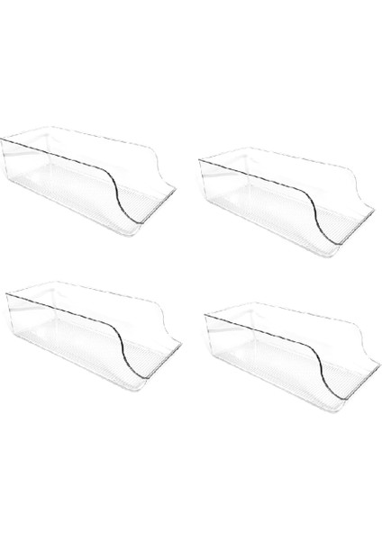 Soda Kutu Dispenseri 4pcs Temizle Kutu Organizatörü Kiler, Buzdolabı, Dondurucu ve Buzdolabı Organizatörleri ve Depolama Için Temizle (Yurt Dışından)