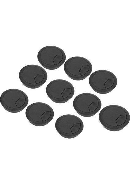 40 Adet Yuvarlak Plastik Bilgisayar Masası Kablo Grommet Delik Kapağı 50MM Siyah (Yurt Dışından) indirimleri
