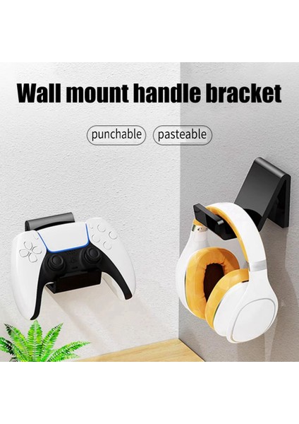 4 Paket Denetleyici Duvar Montaj Parçaları Ps5 Ps4 Xbox One Anahtarı Pro Gamepad Denetleyici Tutucu Beyaz (Yurt Dışından)