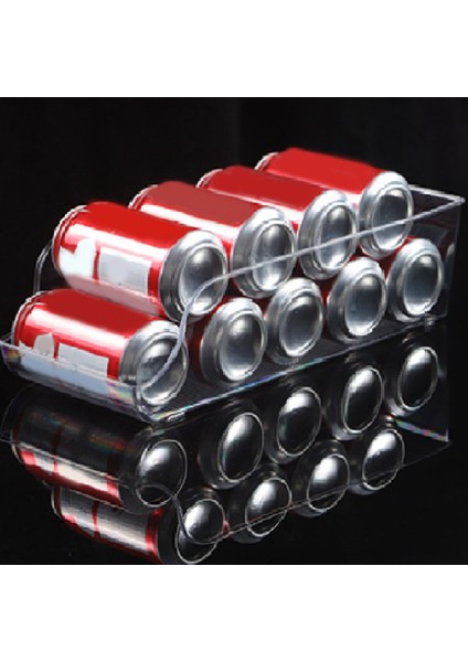 Soda Kutu Dispenseri 4pcs Temizle Kutu Organizatörü Kiler, Buzdolabı, Dondurucu ve Buzdolabı Organizatörleri ve Depolama Için Temizle (Yurt Dışından) indirimleri