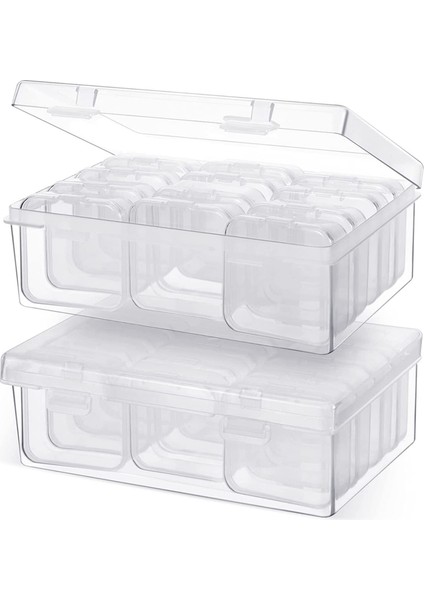 48 Adet Küçük Boncuk Organizatör Boncuk Kutusu Depolama Organizatör Elmas Sanat Kapları Aksesuar Depolama 2 Adet Menteşeli Kapaklı (Yurt Dışından) fiyatları