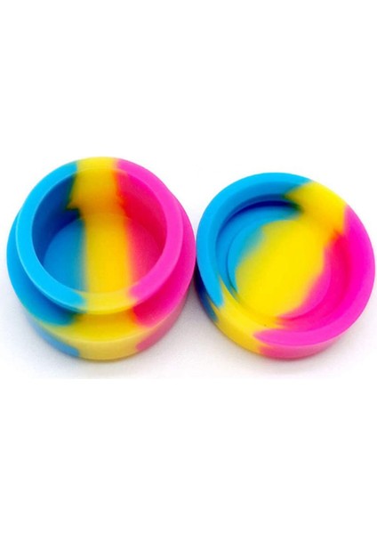 20 Adet 5ml Silikon Balmumu Kapları Çeşitli Renkler Çok Kullanımlı Yapışmaz Balmumu Yağı Saklama Kavanozları (Yurt Dışından) fırsatları