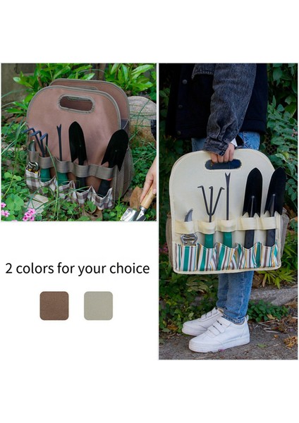 Bahçe Alet Çantası Oxford Kumaş Bahçe Çantası Bahçe Alet Seti Taşınabilir Çok Cep Aletleri Organizatör Saklama Çantası B (Yurt Dışından) fiyatları