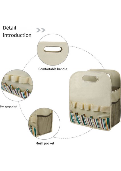 Bahçe Alet Çantası Oxford Kumaş Bahçe Çantası Bahçe Alet Seti Taşınabilir Çok Cep Aletleri Organizatör Saklama Çantası B (Yurt Dışından) modelleri