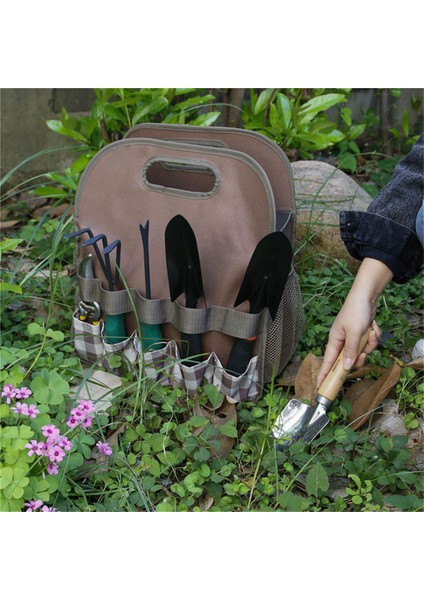 Bahçe Alet Çantası Oxford Kumaş Bahçe Çantası Bahçe Alet Seti Taşınabilir Çok Cep Aletleri Organizatör Saklama Çantası B (Yurt Dışından) fırsatları