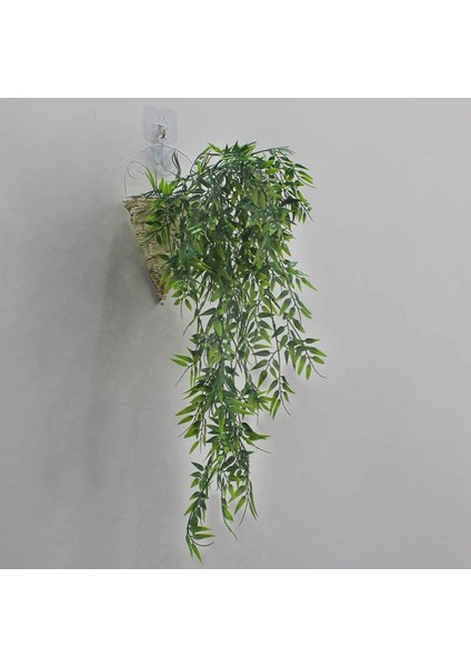 Paket Asılı Yapay Bitkiler Bambu Sahte Asılı Bambu Yaprakları Ağlayan Sarkık Bitki Kapalı Açık Duvar Ev Için (Yurt Dışından)