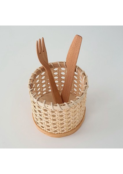 2x Rattan Çubuklarını Depolama El Yapımı Kaşık Organizatör Tutucu Kalem Kalemler Organizasyon Vazo Desteği (Yurt Dışından) indirimleri