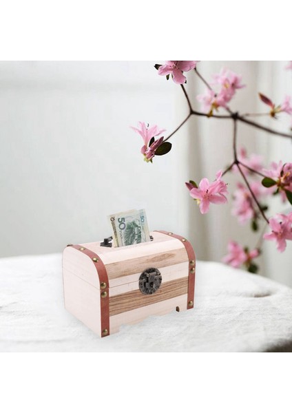 2 Adet Ahşap Kumbara Güvenli Para Kutusu Tasarruf Kilidi Ahşap Oyma El Yapımı Para Saklama Kutusu Yüksek Kalite (Yurt Dışından) modelleri