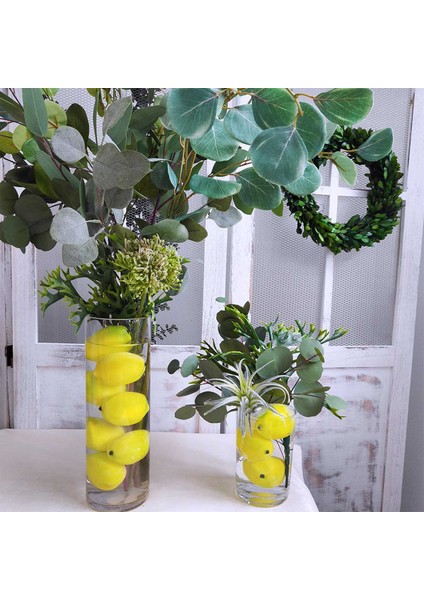 40 Adet Yapay Limon Sahte Limon Sahte Limon Meyveleri Sarı 3 Inç Uzun x 2 Inç Geniş (Yurt Dışından)