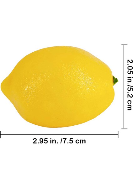 40 Adet Yapay Limon Sahte Limon Sahte Limon Meyveleri Sarı 3 Inç Uzun x 2 Inç Geniş (Yurt Dışından) modelleri