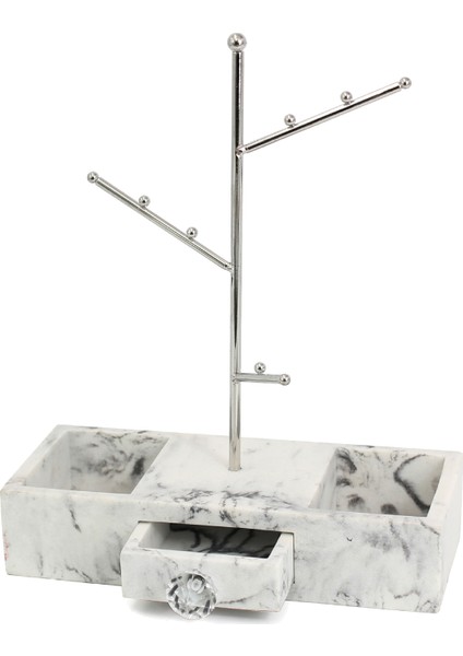 Yeni Yaratıcı Takı Vitrin, Takı Depolama Rafı, Mermer Desen Takı Vitrin Gümüş S (Yurt Dışından)