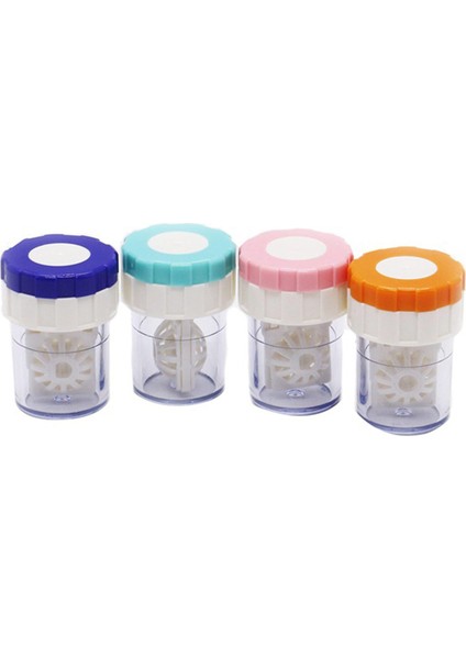 4 Parça Yıllık Kontakt Lens Temizleyici Yıkama Temizleme Lensleri Kılıfı (Yurt Dışından)