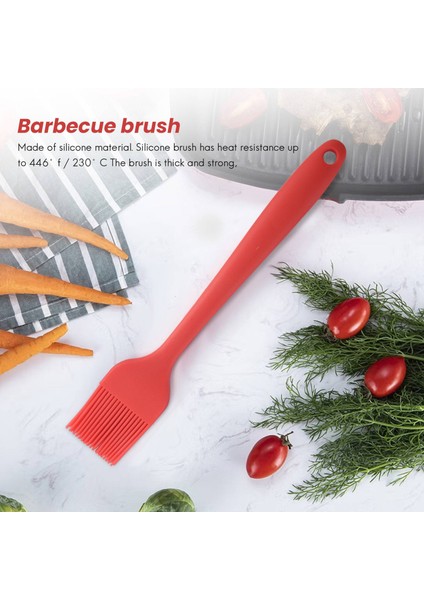 Pasta Teyelleme Fırçası, Silikon Fırçalar Mutfak Pişirme Yağı Fırçaları Izgara, Barbekü, Barbekü, Pişirme, Pişirme Için Kaşık Tutucu (Yurt Dışından)